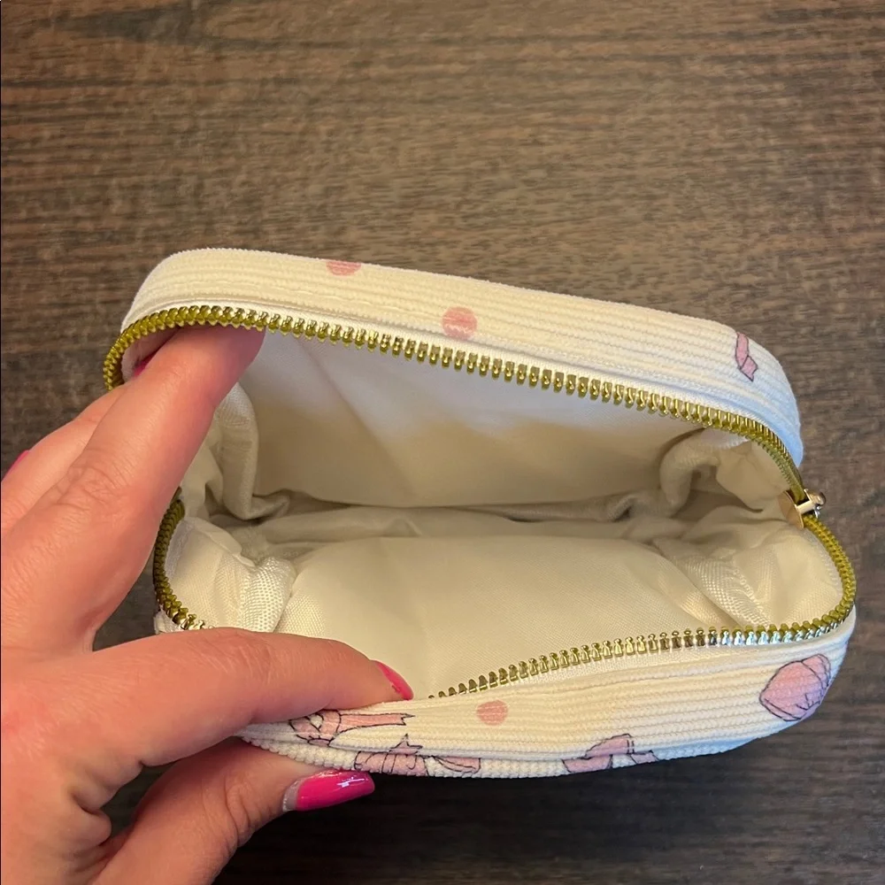Pink Bow Pattern Kids Pouch